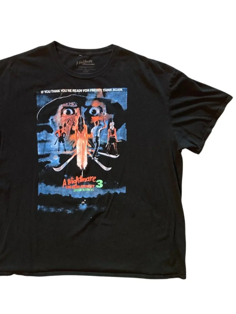 Men's A NIGHTMARE ON ELM STREET 3 Dream Warriors Graphic T-Shirt Size 3XL - Picture 1 of 2